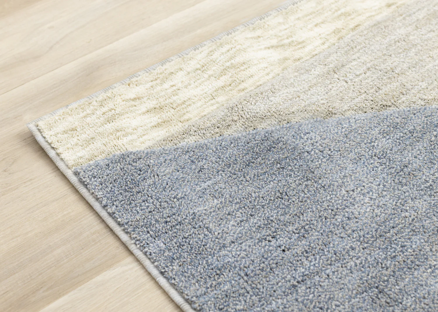 Recycled Polyester Modern Teardrop Area Rug - 8' X 11' - Blue/Grey - Image 12