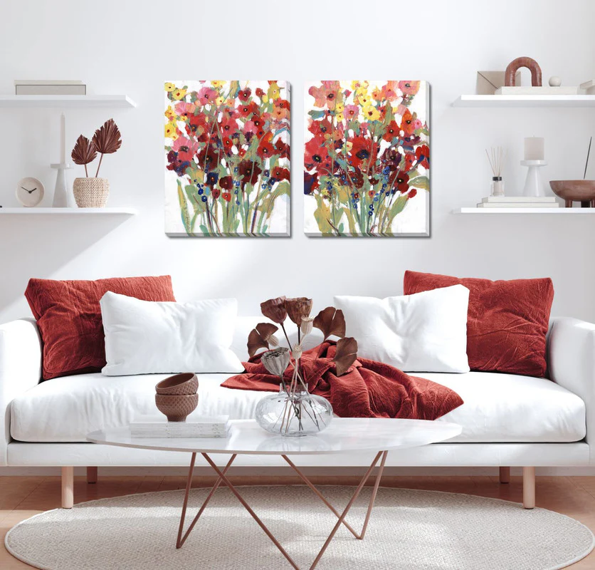Red Bouquet I Wall Art - Multi-Colour - 16 X 20 - Image 2