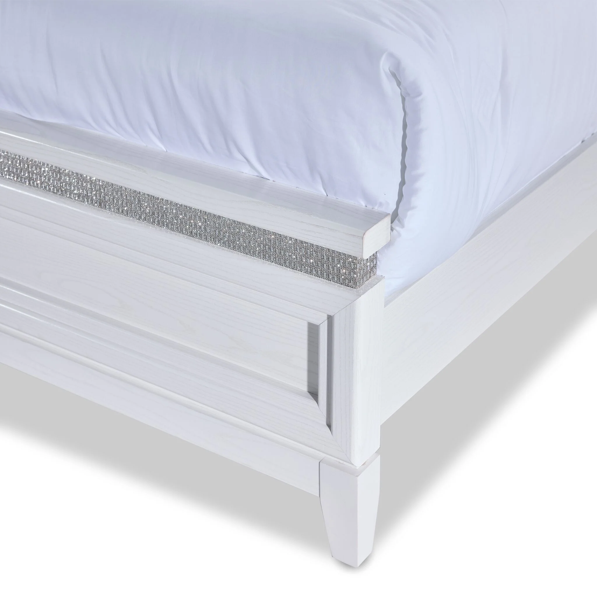 Reflections 3 - Piece Queen Bed - White - Image 6