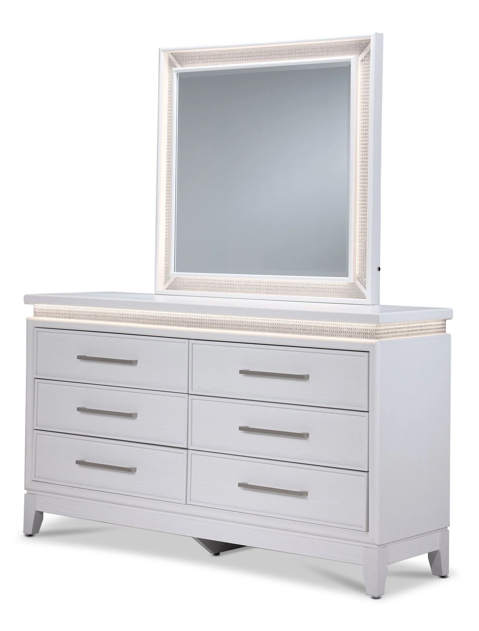Reflections 6-Drawer Dresser - White - Image 3