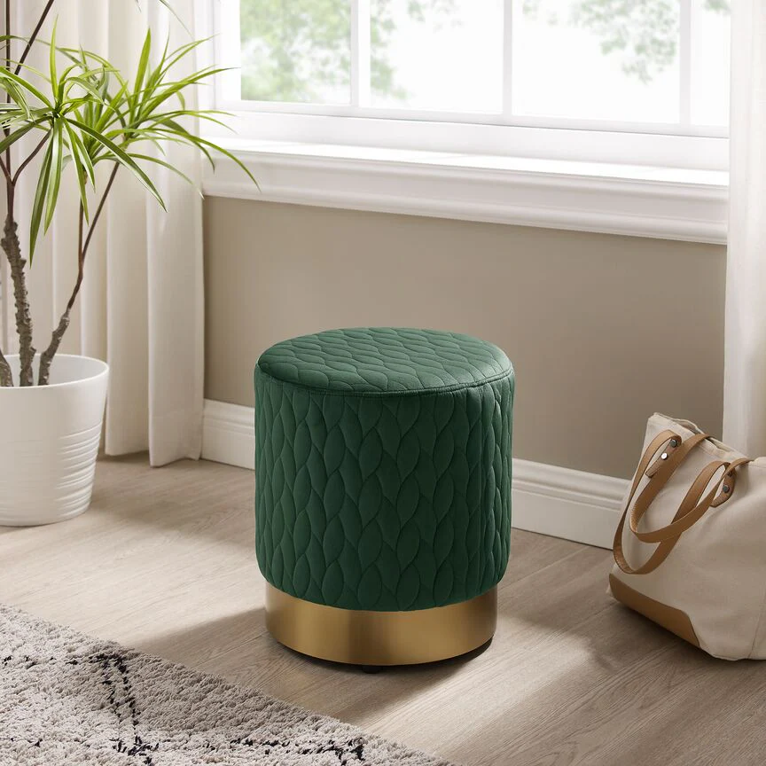 Regal Ottoman - Green - Image 3