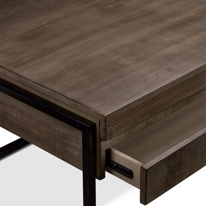 Regent 50" Coffee Table - Grey - Image 4