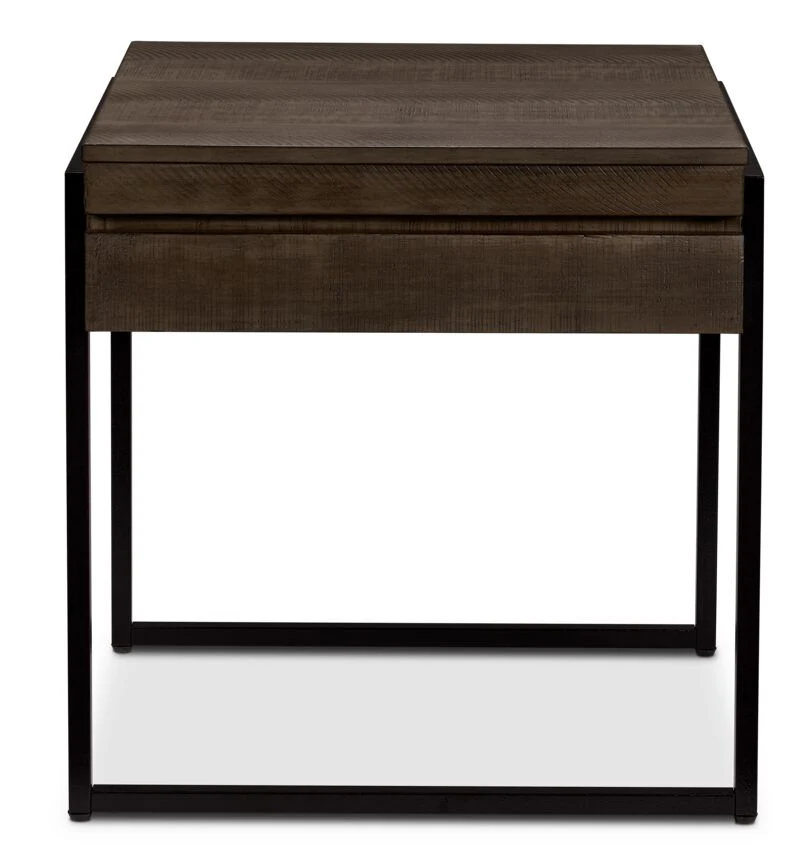 Regent 24" End Table - Grey - Image 2