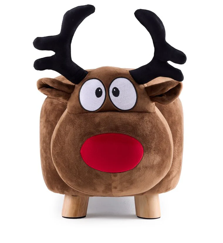 Reindeer Storage Ottoman - Brown - Image 5