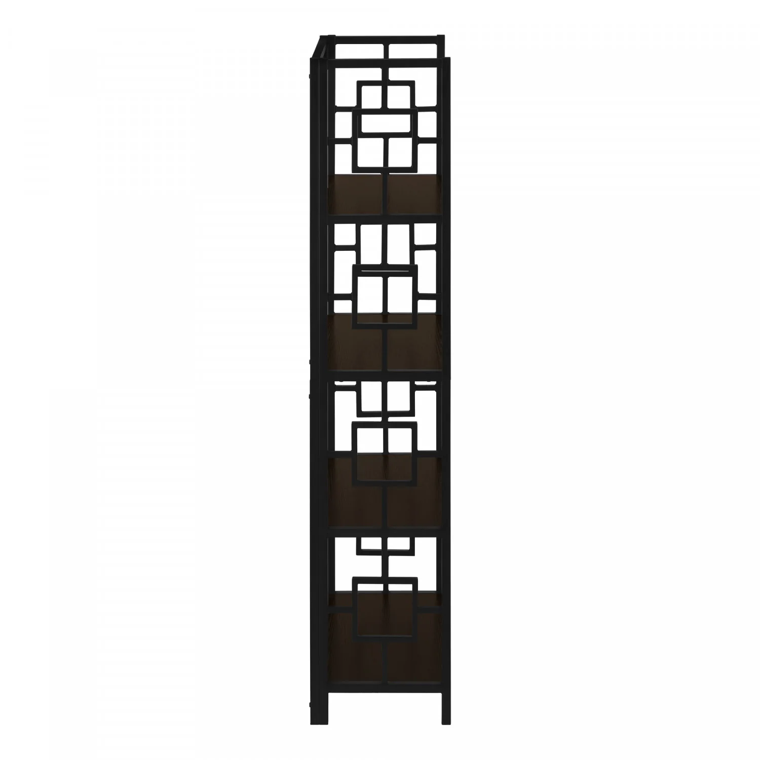 Renna Bookcase - Dark Brown - Image 7