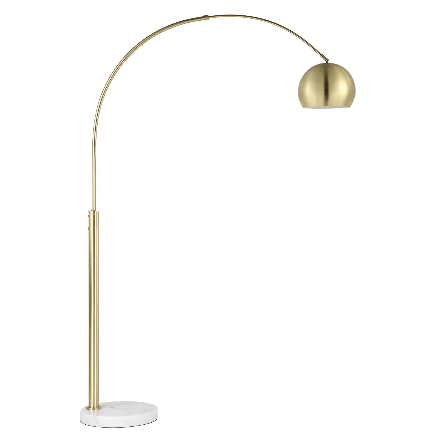 Reva Floor Lamp - Brushed Gold - Image 3