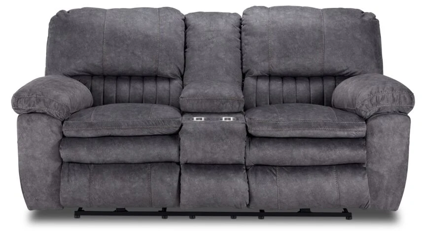 Reyes Power Reclining Loveseat - Grey - Image 3