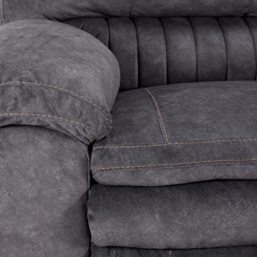 Reyes Power Reclining Loveseat - Grey - Image 6