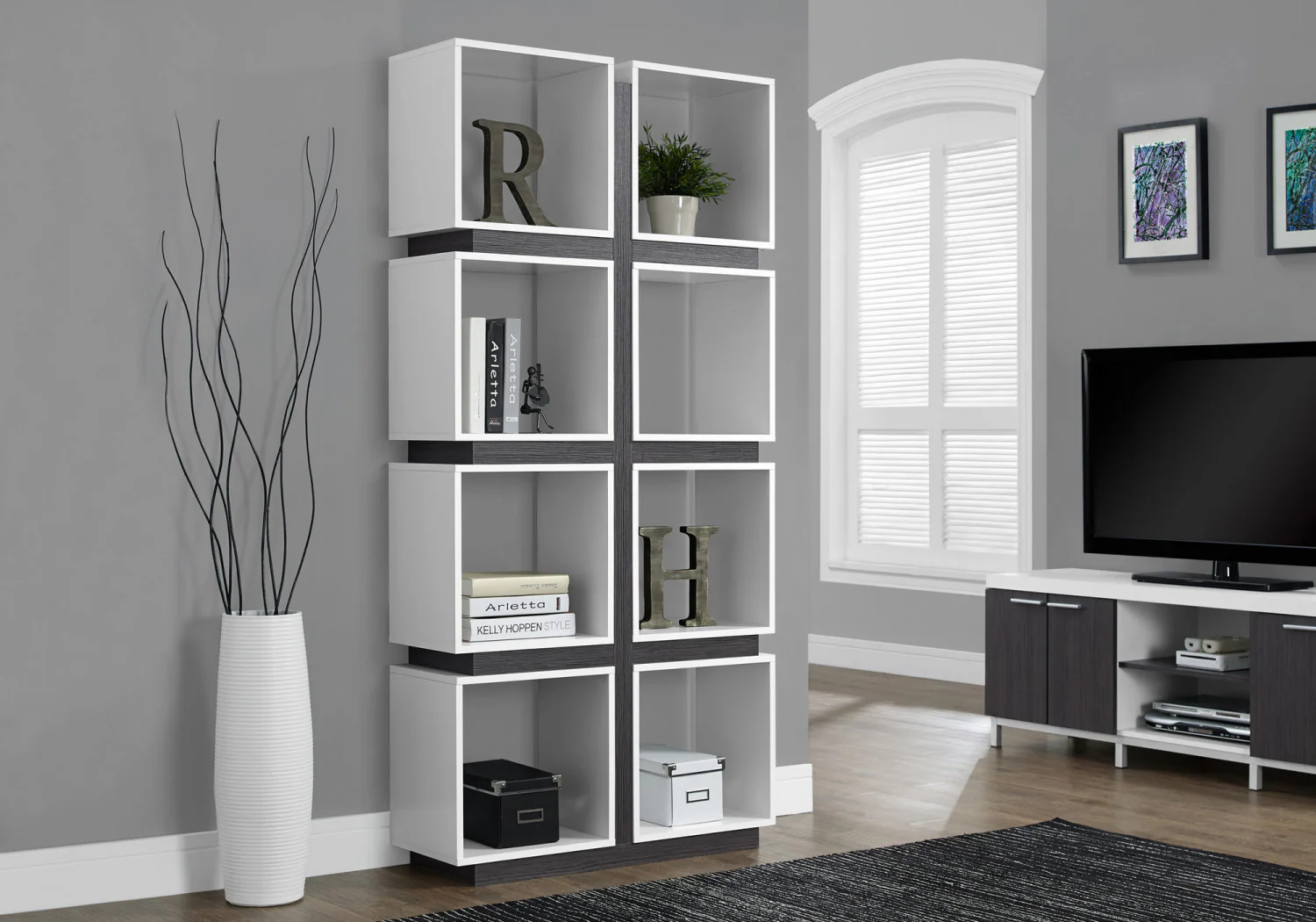 Rhea Bookcase - White - Image 2