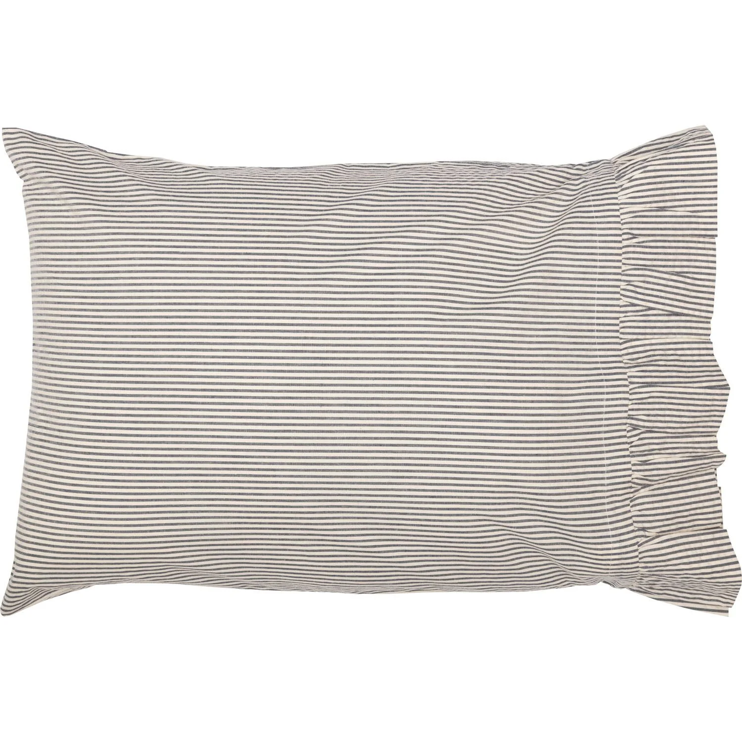 Riverton Standard Pillow Case - Blue/White - Set of 2 - Image 3
