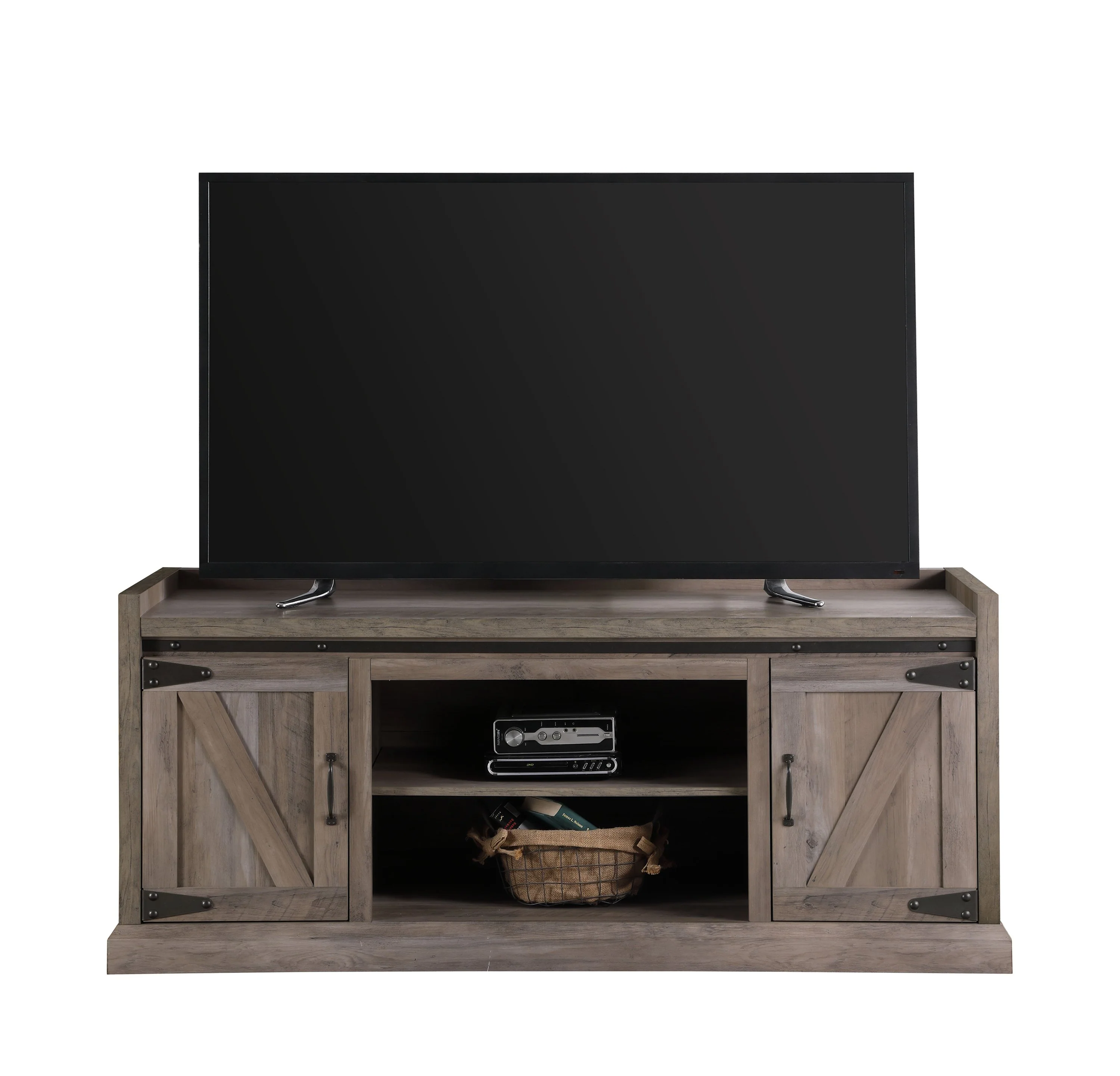Roane 62" TV Stand - Light Washed Plank - Image 4