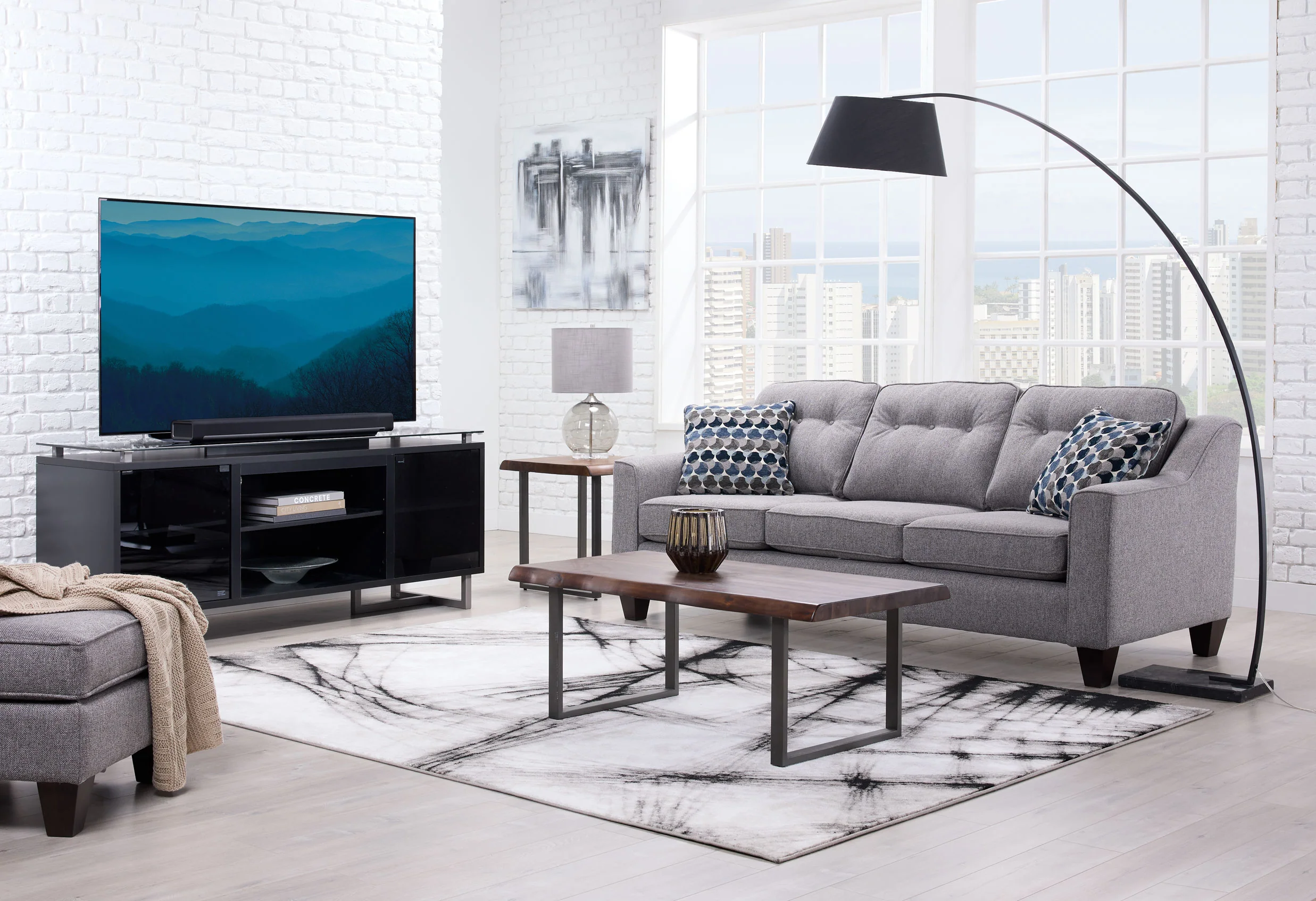 Rockford Sofa - Grey - Image 2