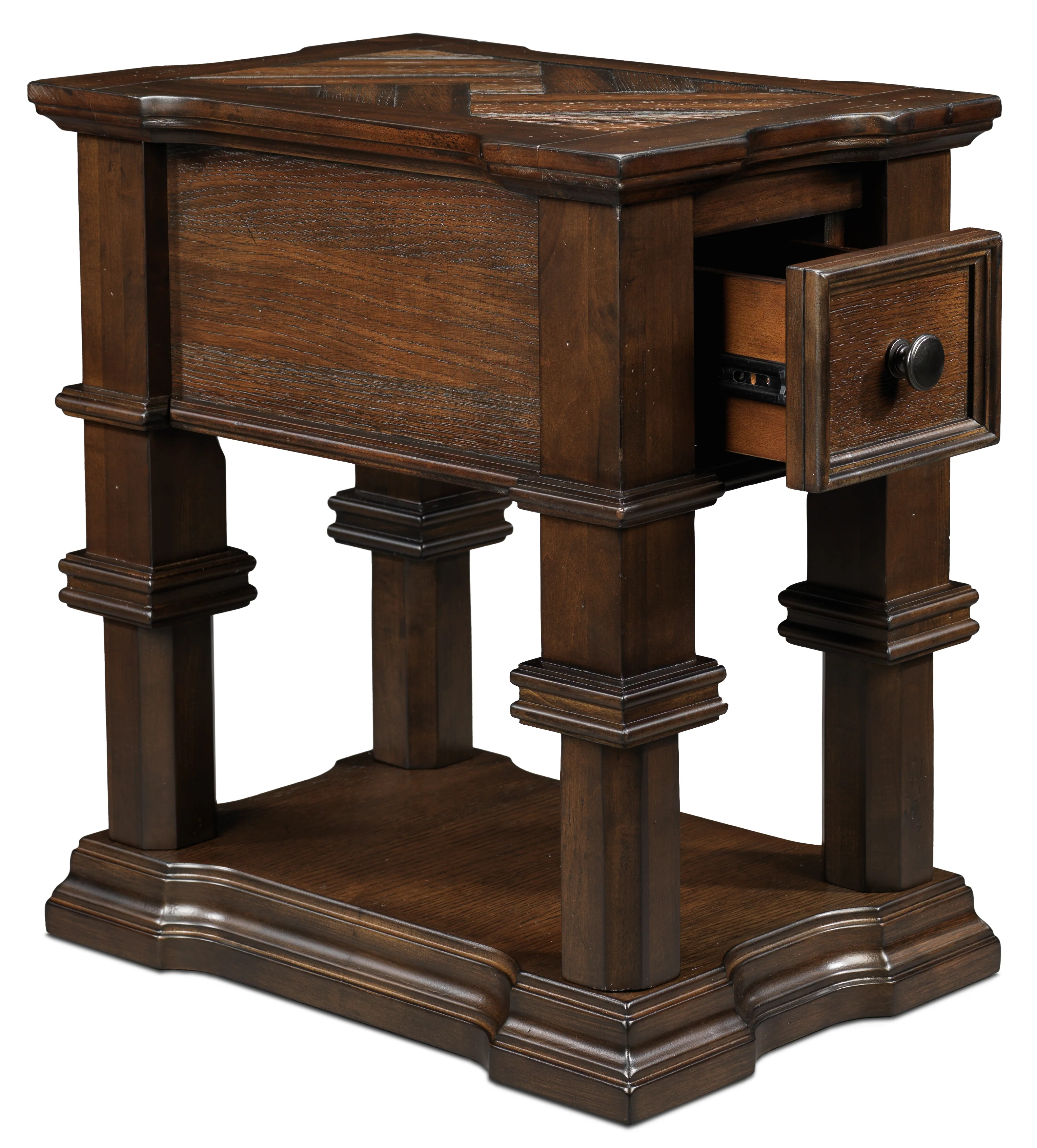 Roman 22" Chairside Table - Walnut - Image 3