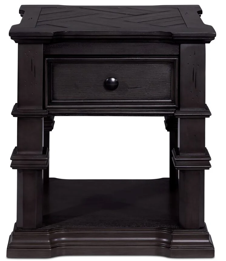 Roman 24" End Table - Grey - Image 3