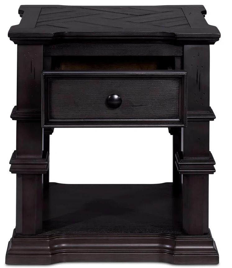 Roman 24" End Table - Grey - Image 4