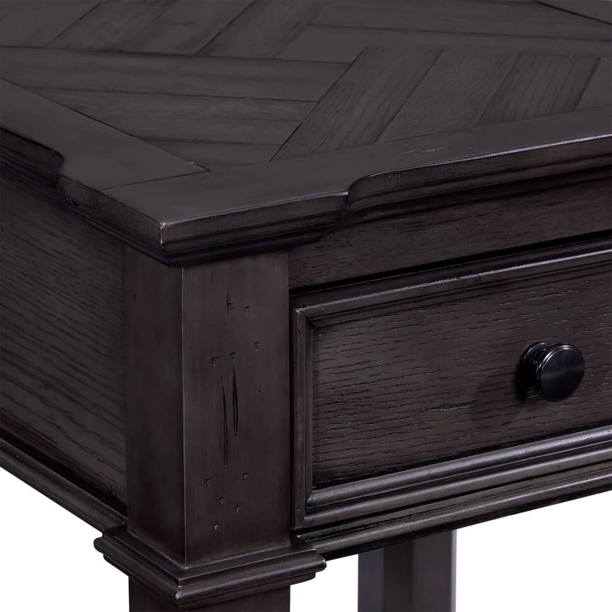 Roman 24" End Table - Grey - Image 5