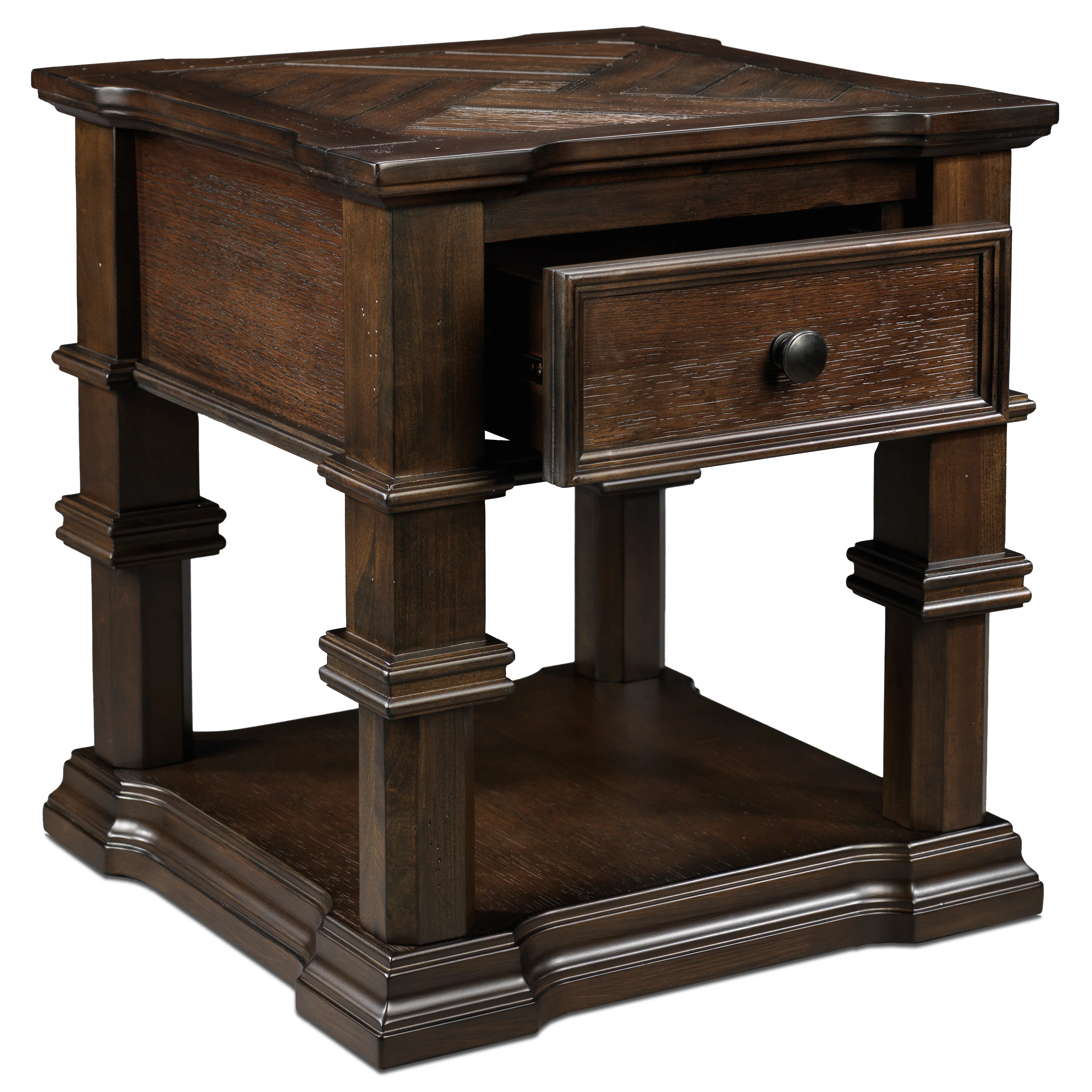 Roman 24" End Table - Walnut - Image 3