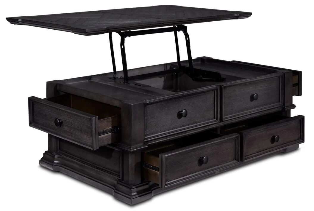 Roman 48" Lift-Top Coffee Table - Grey - Image 3