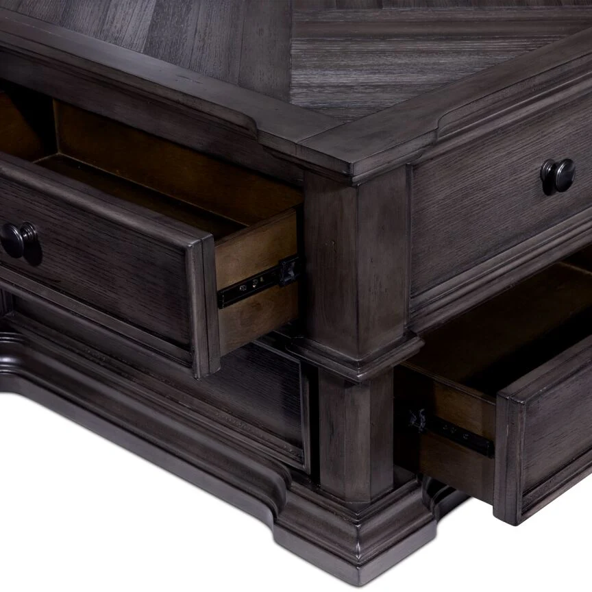 Roman 48" Lift-Top Coffee Table - Grey - Image 5