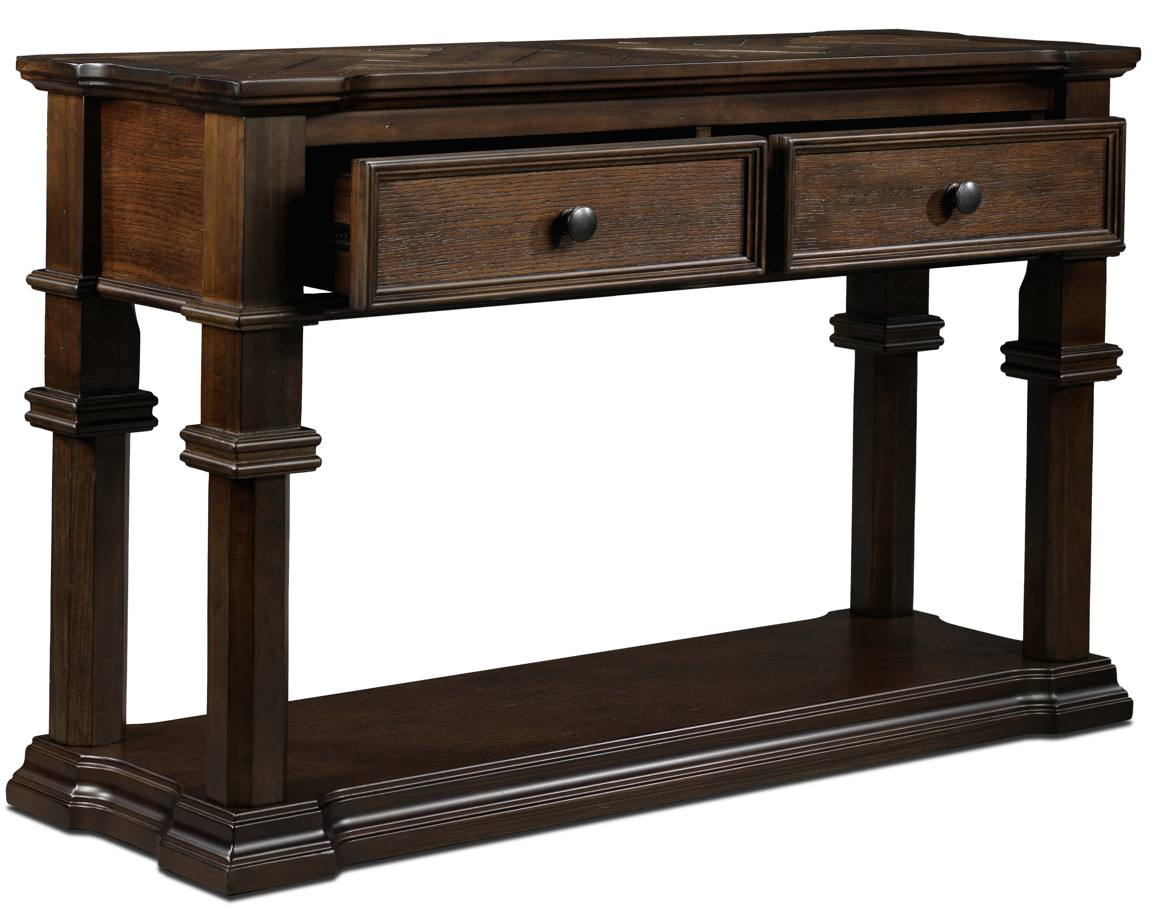 Roman 48" Sofa Table - Walnut - Image 3
