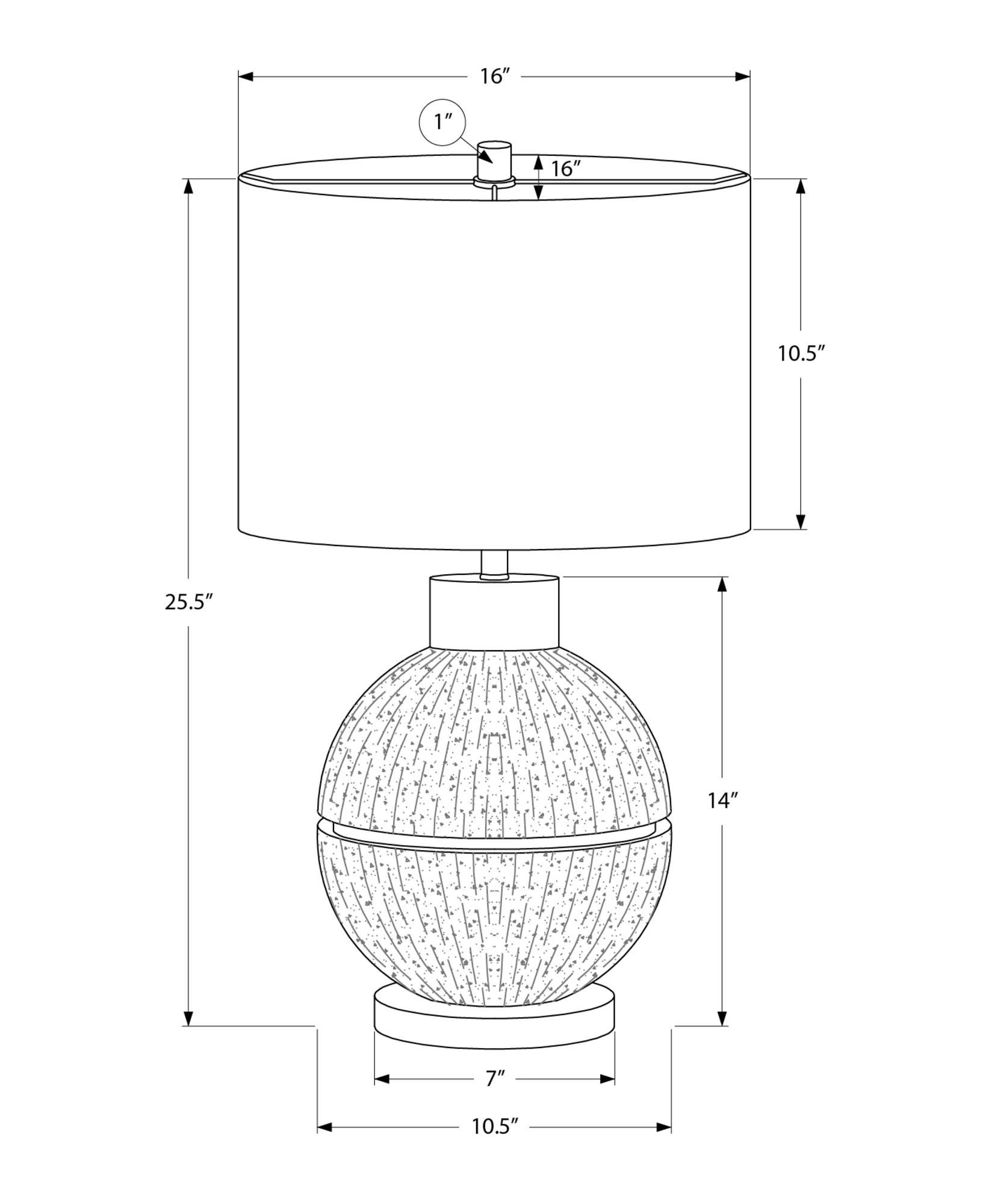 Rova Table Lamp - Black - Image 3