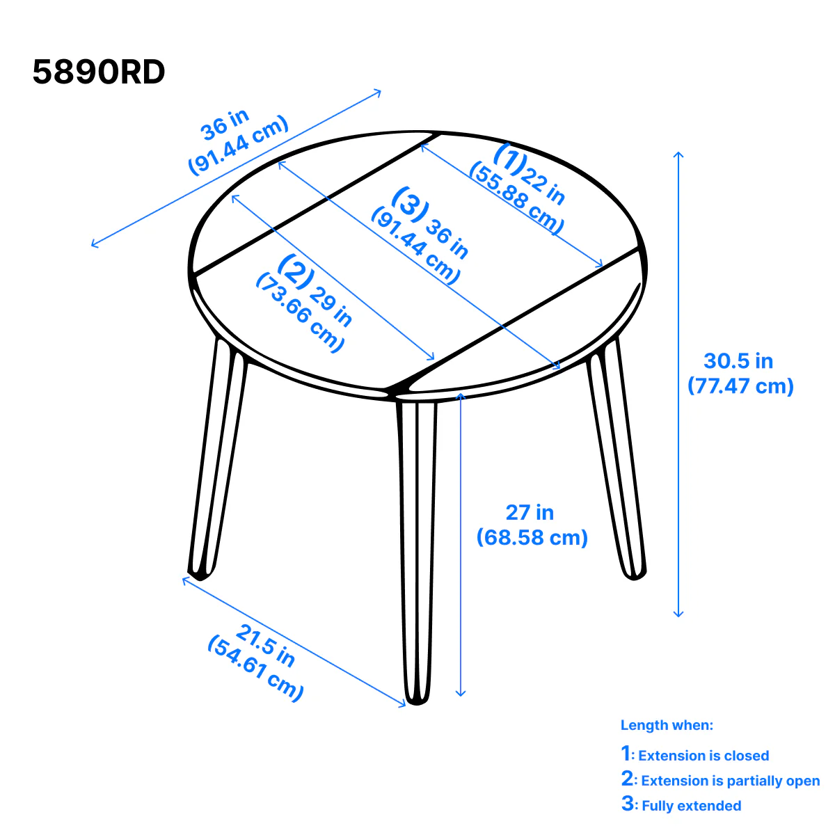 Rutland Dining Table - Espresso - Image 7