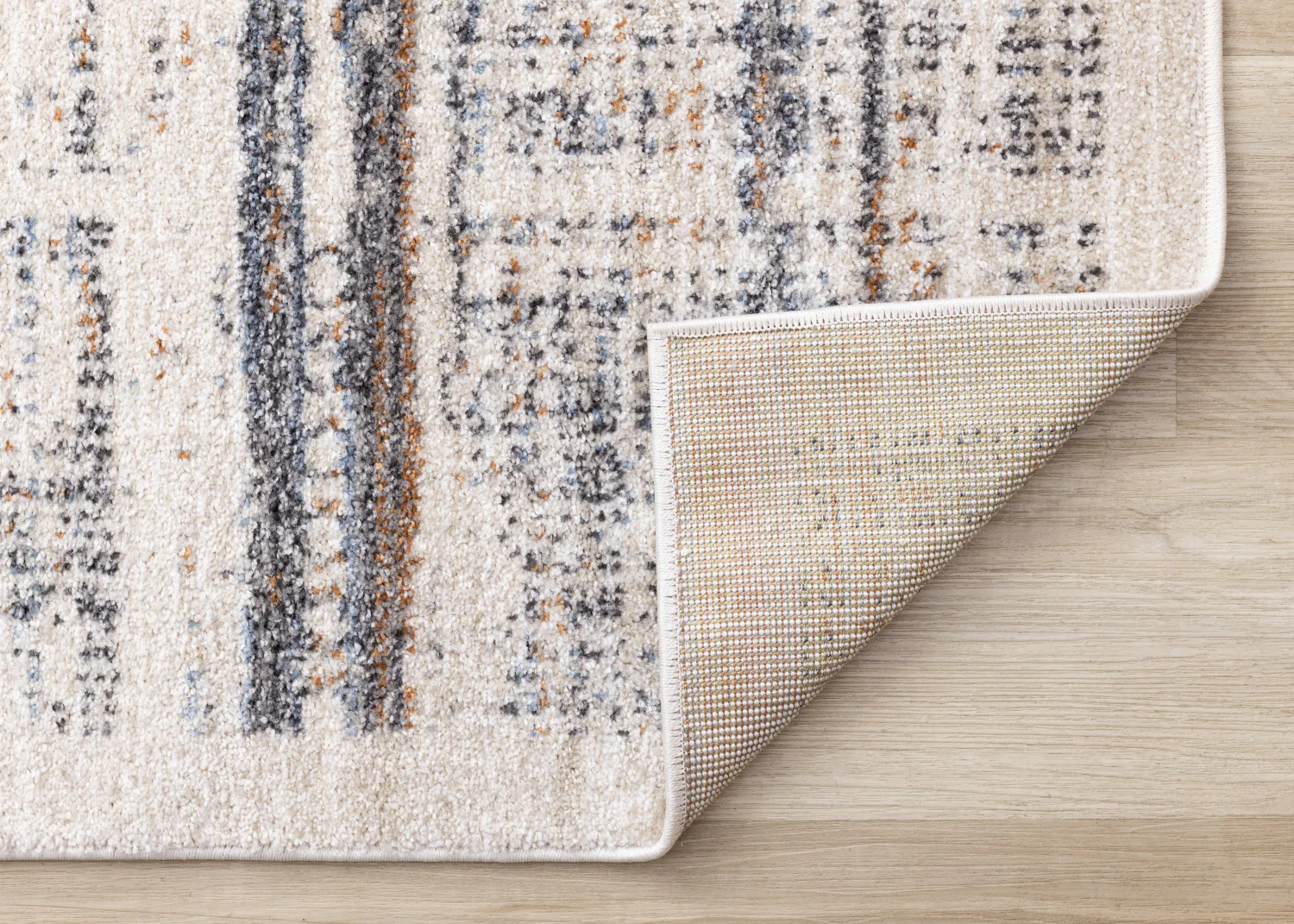 Sadie Casual Contemporary Area Rug - 5' X 8' - Grey/Beige - Image 7