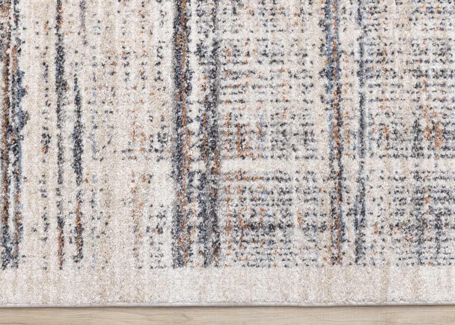 Sadie Casual Contemporary Area Rug - 5' X 8' - Grey/Beige - Image 9
