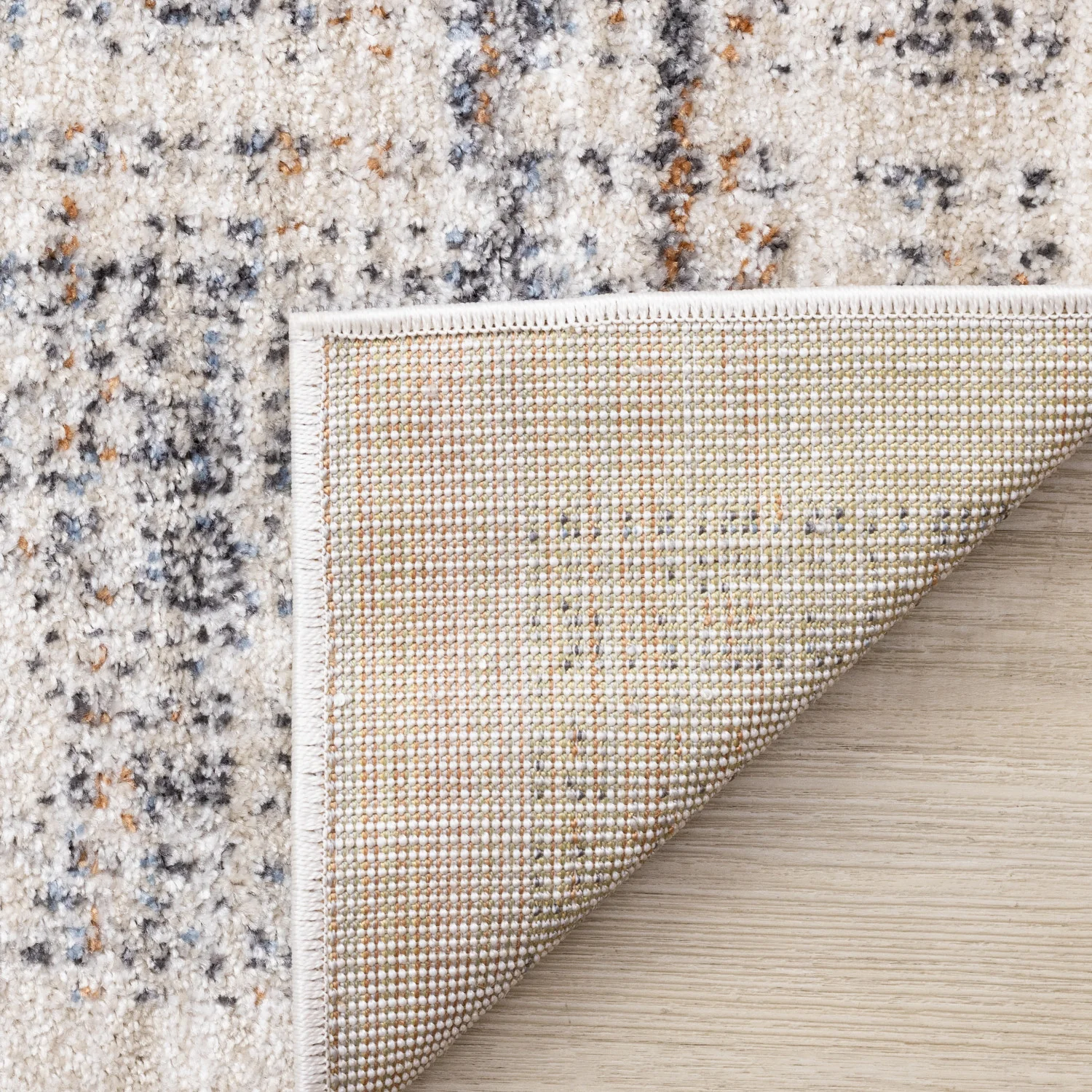 Sadie Casual Contemporary Area Rug - 8' X 11' - Grey/Beige - Image 11