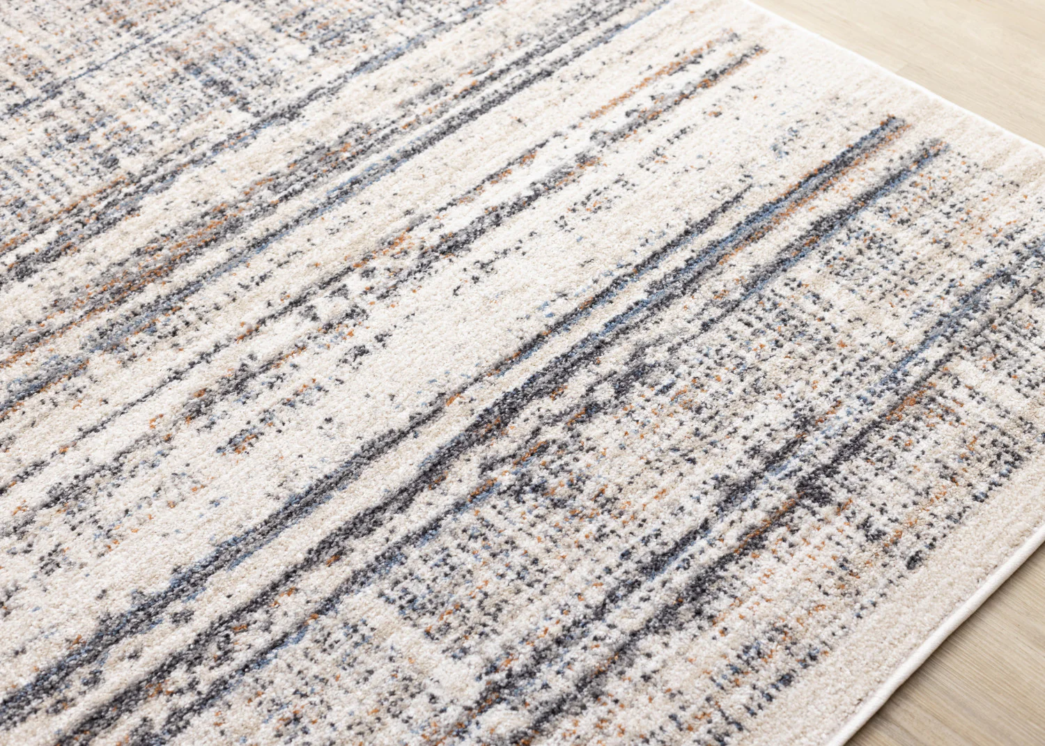 Sadie Casual Contemporary Area Rug - 8' X 11' - Grey/Beige - Image 4