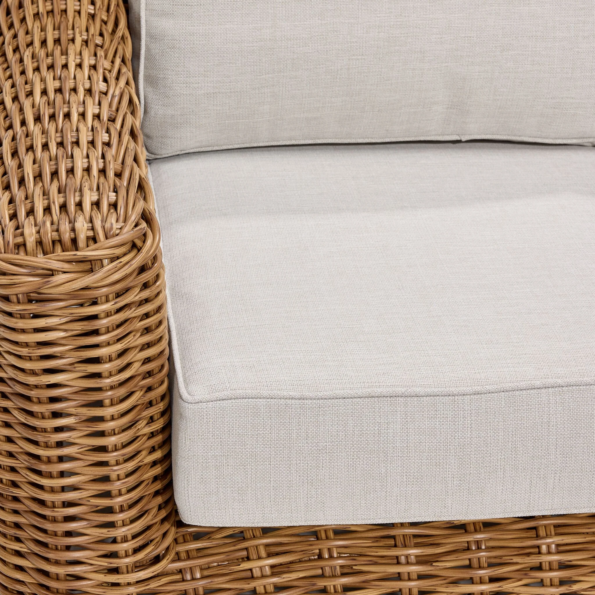 Salina Outdoor Sofa - Brown - Image 5