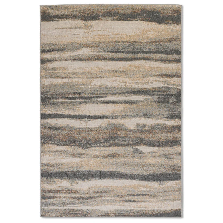 Salsa Casual Outdoor Rug - 6' x 9' - Grey/Brown