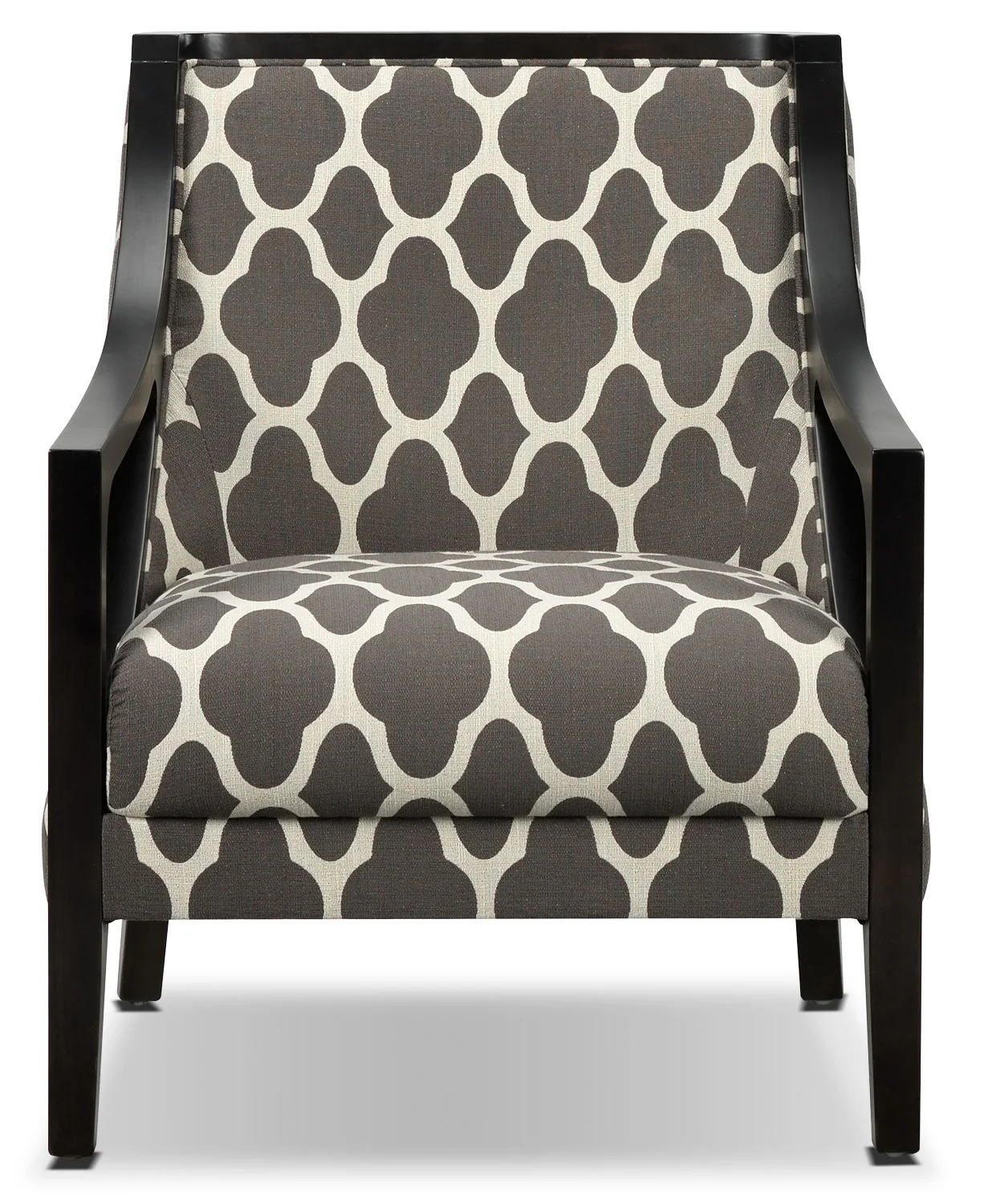 Samara Accent Chair - Brown and Beige - Image 2
