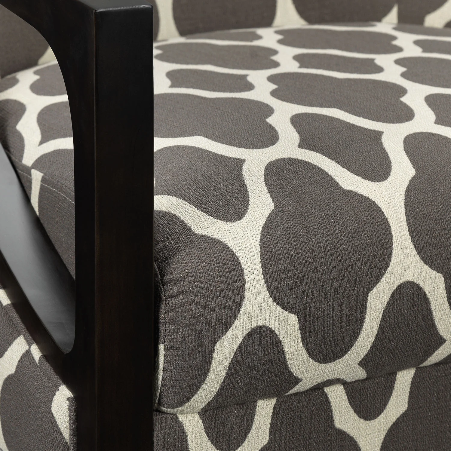 Samara Accent Chair - Brown and Beige - Image 4