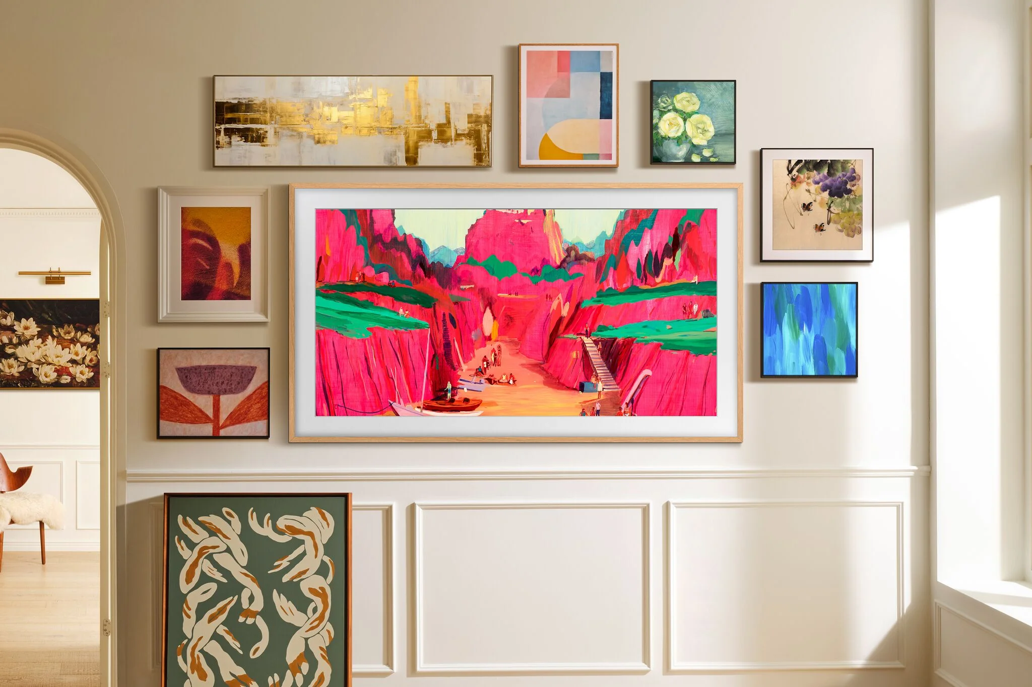 Samsung 85" 4K Frame Pro Smart NEO QLED TV - QN85LS03FWFXZC - Image 2