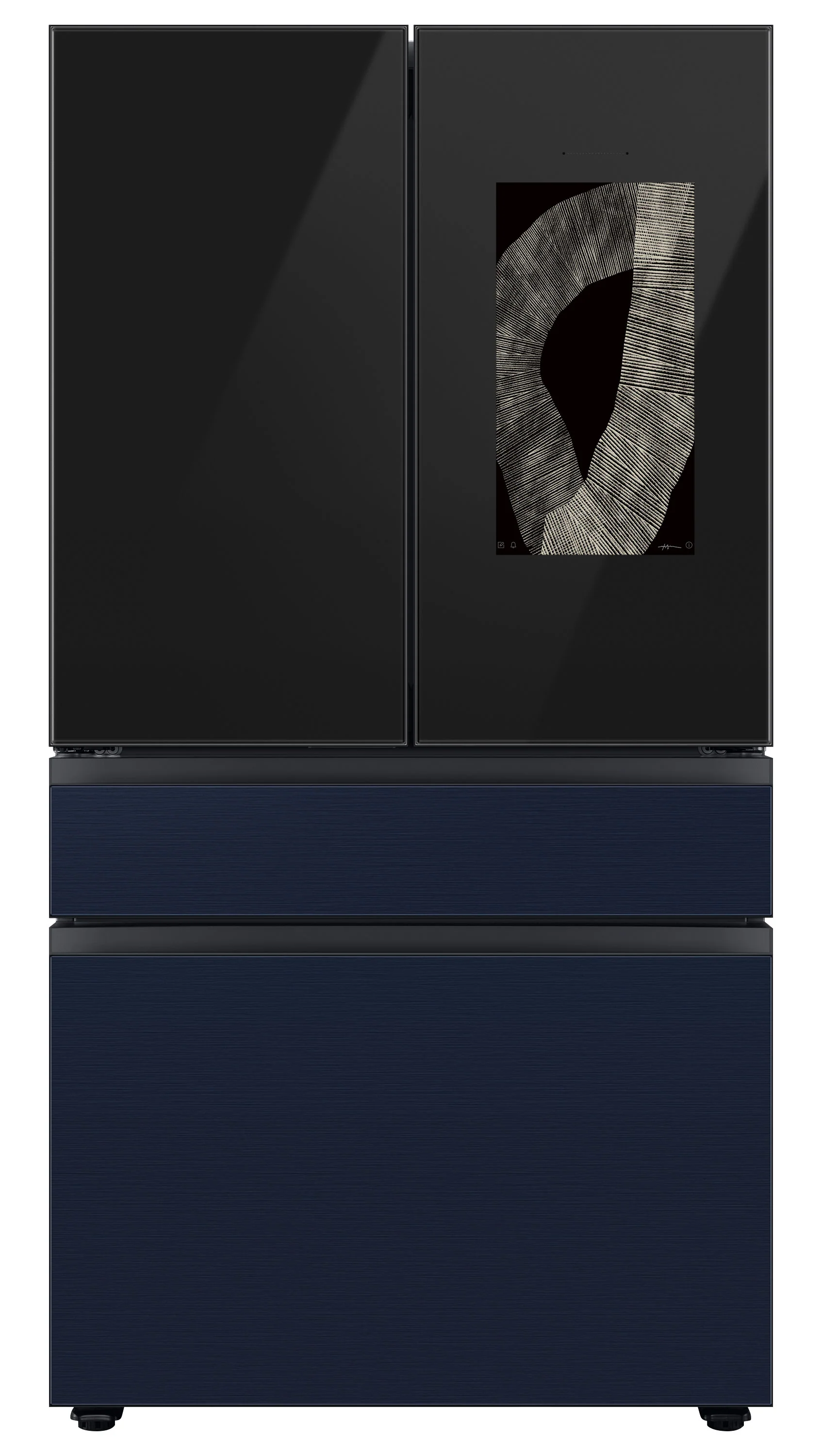 Samsung BESPOKE 36" 4-Door Counter-Depth Refrigerator with Beverage Center and Family Hub (Without Panels) (22.5 cu.ft.) - RF23BB8900ACAC - Image 18