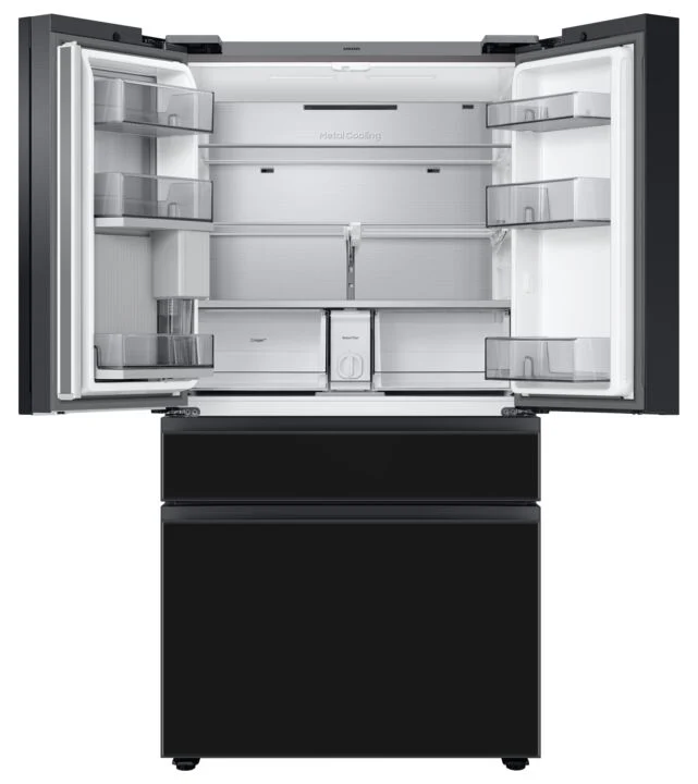 Samsung BESPOKE 36" 4-Door Counter-Depth Refrigerator with Beverage Center and Family Hub (Without Panels) (22.5 cu.ft.) - RF23BB8900ACAC - Image 2