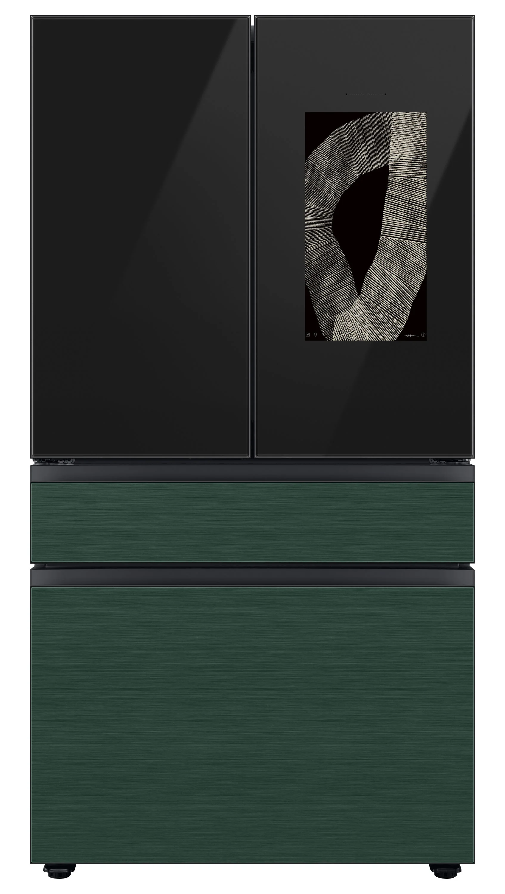Samsung BESPOKE 36" 4-Door Counter-Depth Refrigerator with Beverage Center and Family Hub (Without Panels) (22.5 cu.ft.) - RF23BB8900ACAC - Image 22