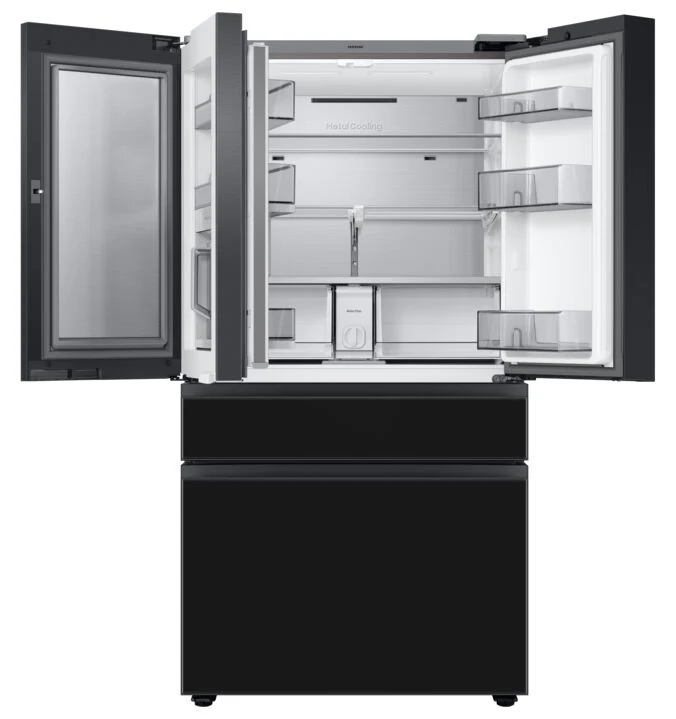 Samsung BESPOKE 36" 4-Door Counter-Depth Refrigerator with Beverage Center and Family Hub (Without Panels) (22.5 cu.ft.) - RF23BB8900ACAC - Image 3