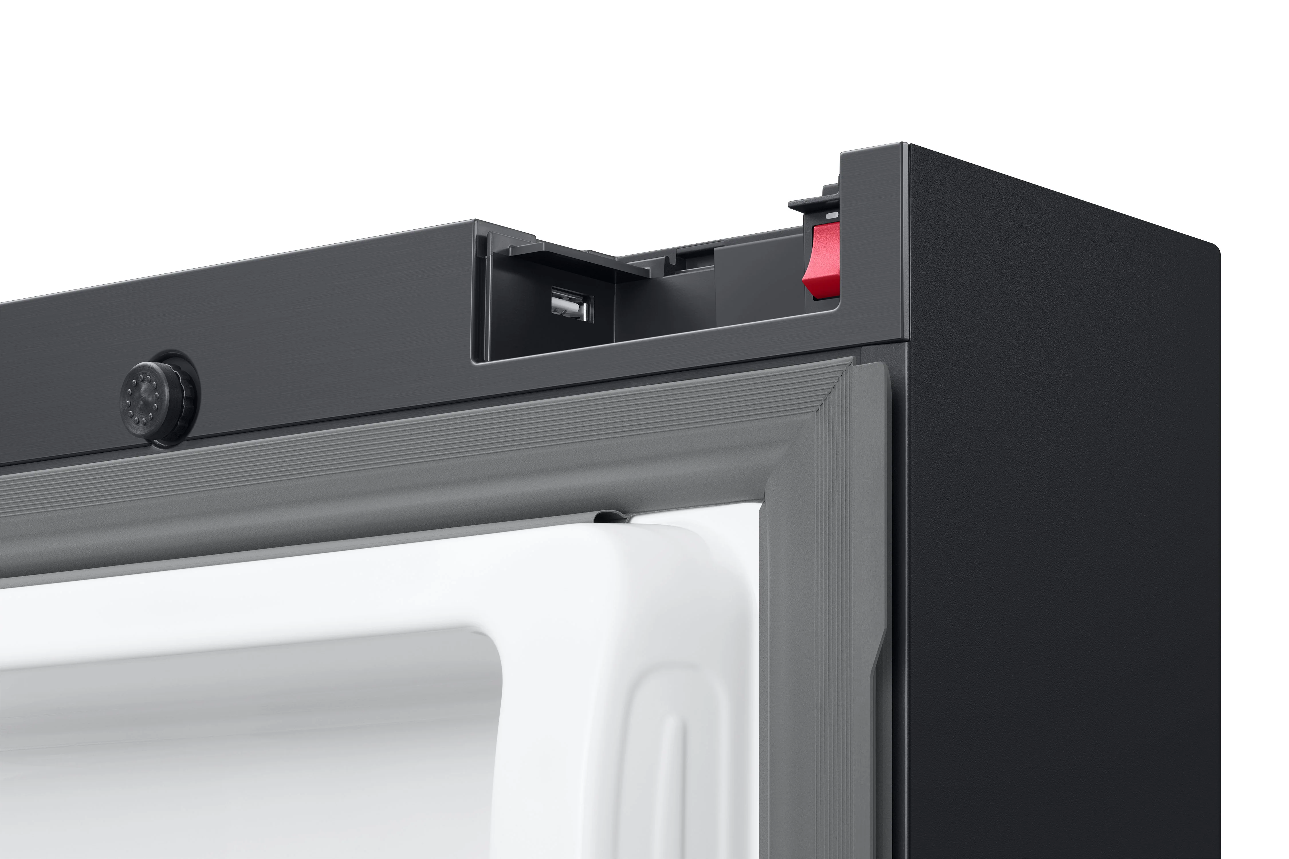 Samsung BESPOKE 36" 4-Door Counter-Depth Refrigerator with Beverage Center and Family Hub (Without Panels) (22.5 cu.ft.) - RF23BB8900ACAC - Image 7