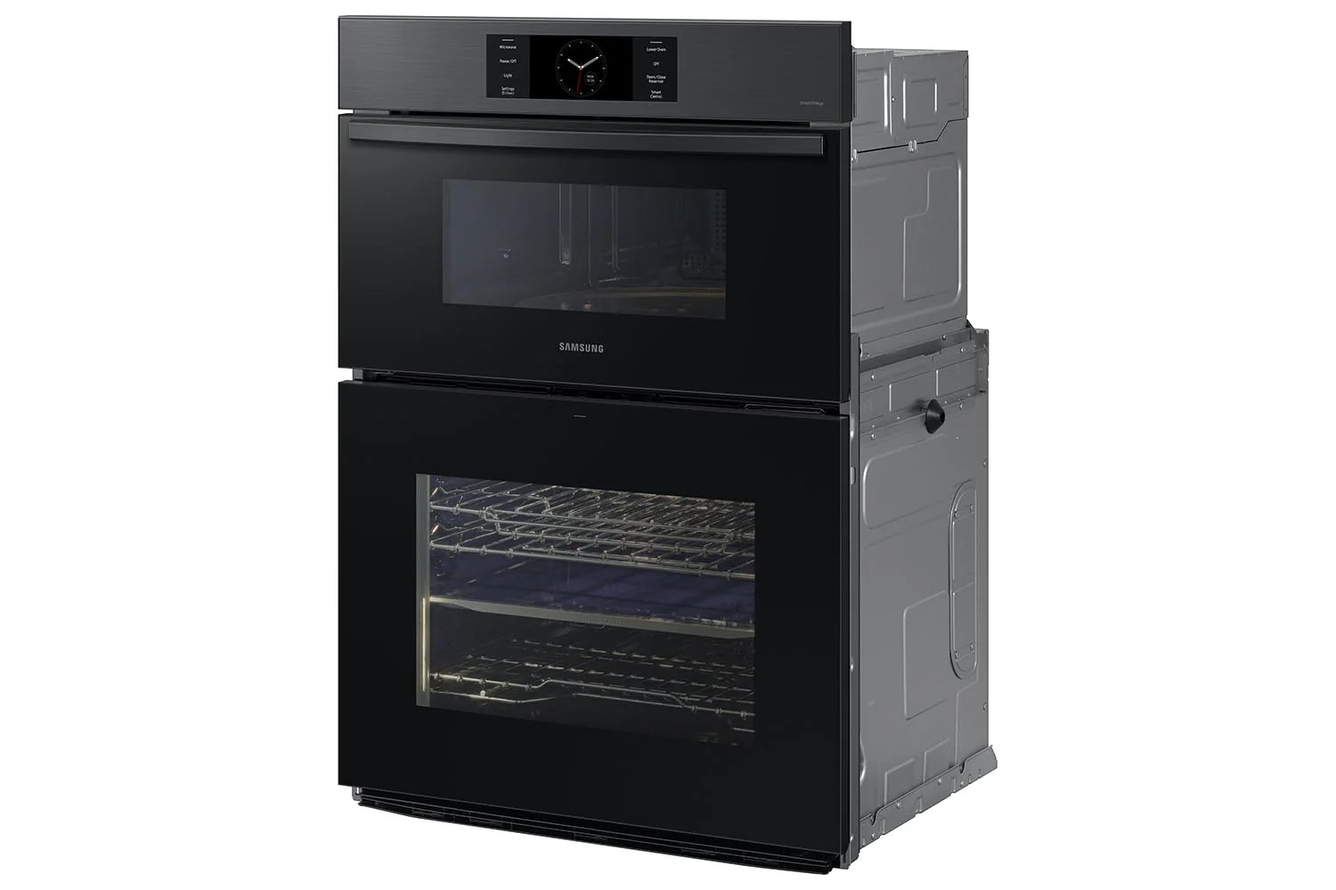Samsung BESPOKE Black Stainless Steel Combination Wall Oven (7 cu. ft) - NQ70CG700DMTAA - Image 2