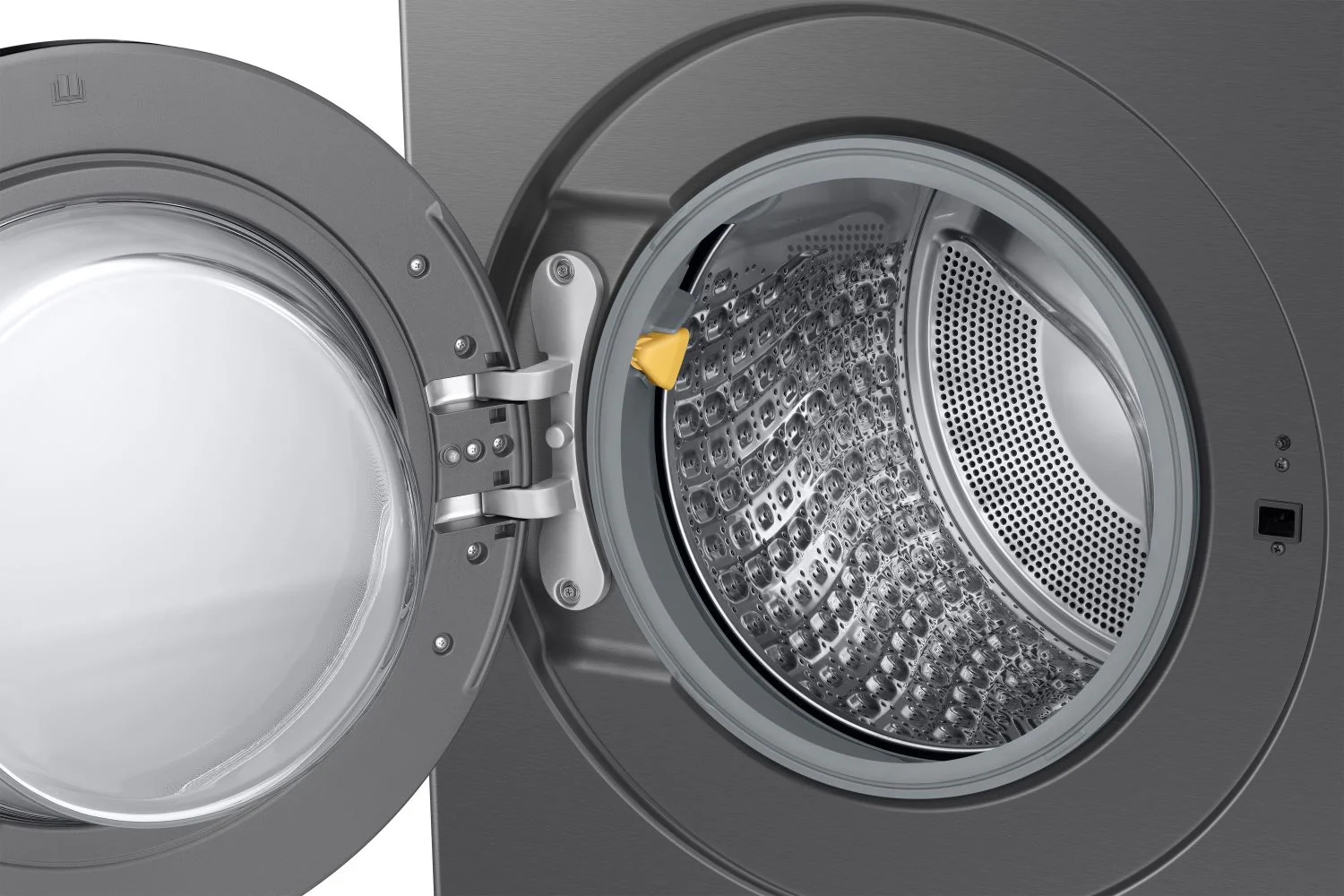 Samsung BESPOKE Dark Steel AI All-in-One Washer and Dryer Laundry Combo (6.1 cu.ft.) - WD53DBA900HZA1 - Image 3