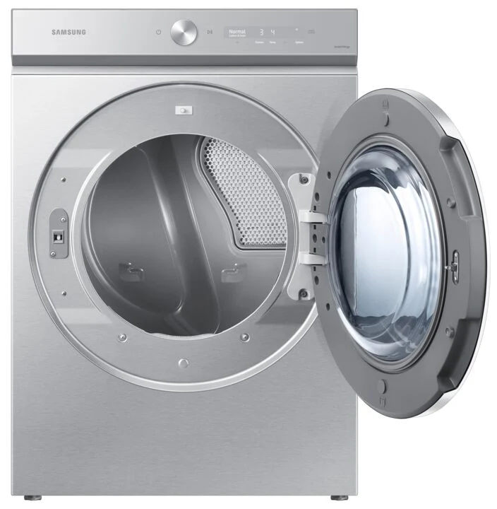 Samsung BESPOKE Silver Electric Dryer with AI Optimal Dry (7.6 cu. ft.) - DVE53BB8900TAC - Image 3