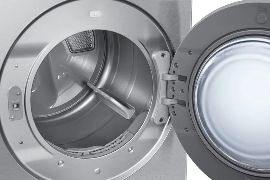 Samsung BESPOKE Silver Electric Dryer with AI Optimal Dry (7.6 cu. ft.) - DVE53BB8900TAC - Image 4