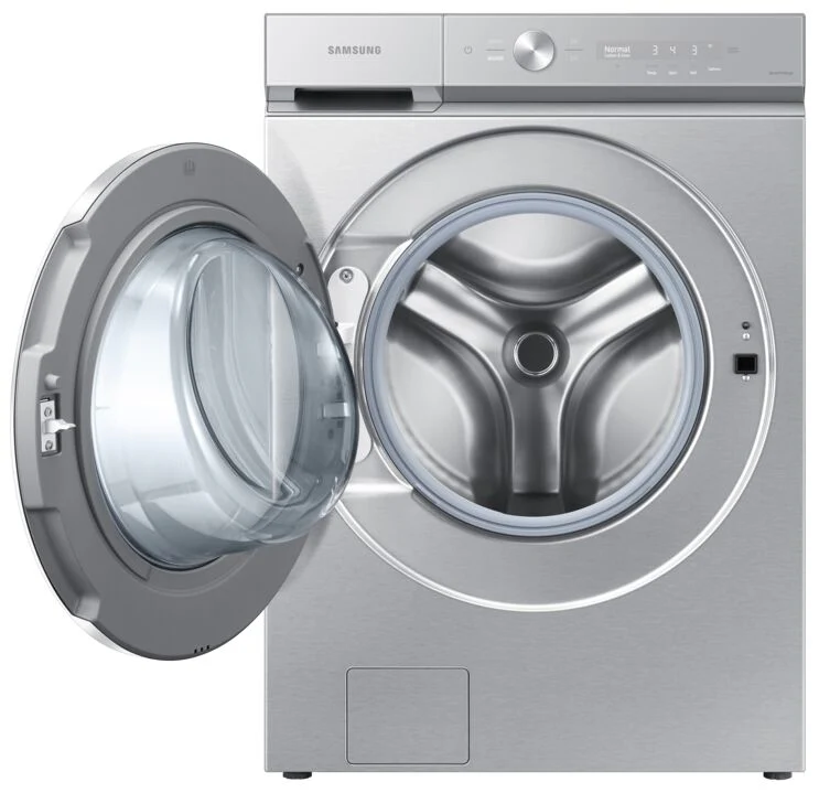 Samsung BESPOKE Sliver Front-Load Washer with Ultra Capacity (6.1 cu. ft.) - WF53BB8900ATUS - Image 3