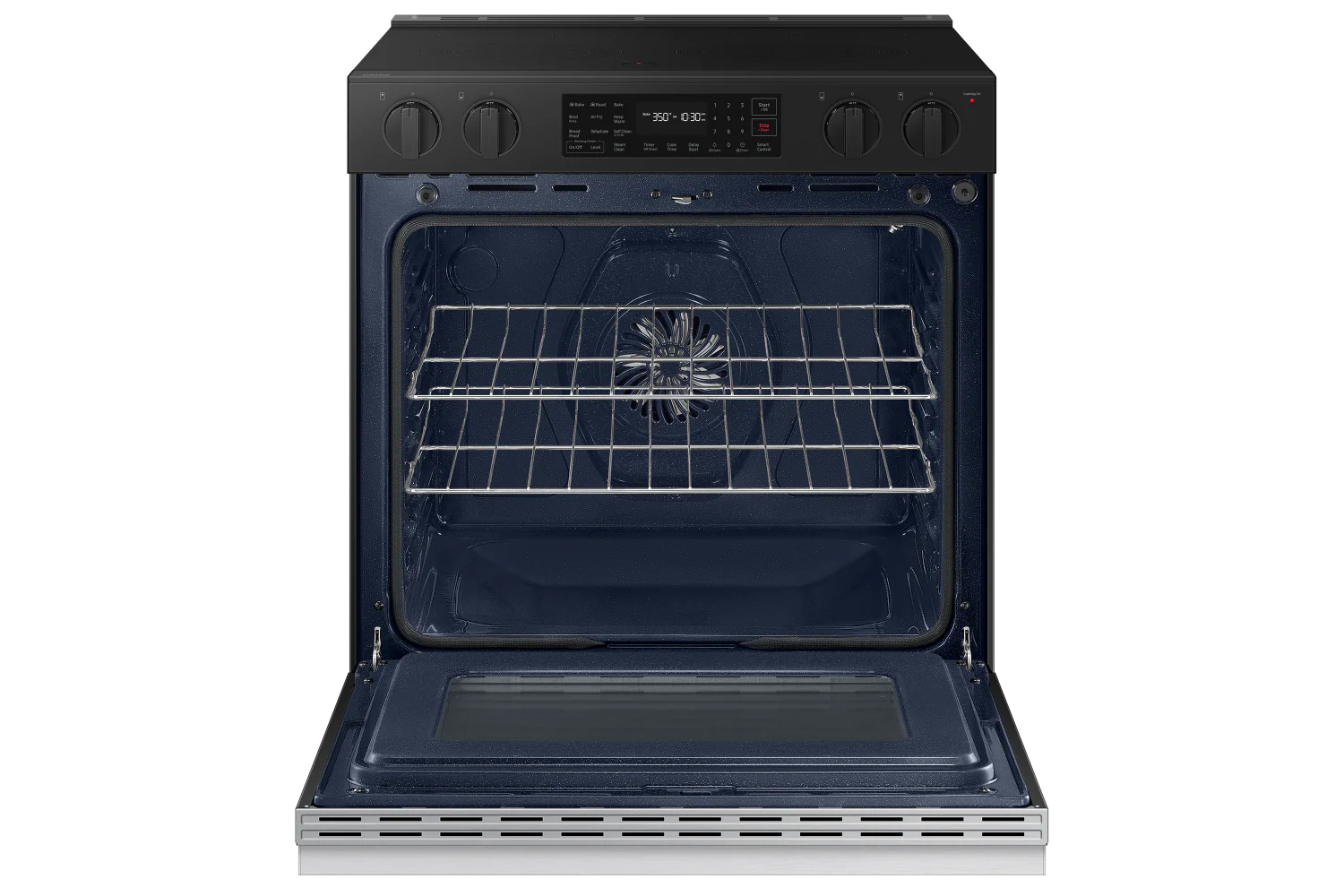 Samsung BESPOKE Stainless Steel 30" Fan Convection Slide in Range (6.3cu.ft.) - NSE6DG8300SRAC - Image 2