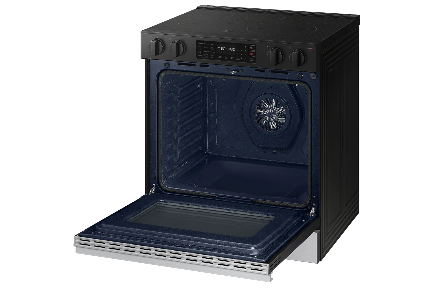 Samsung BESPOKE Stainless Steel 30" Fan Convection Slide in Range (6.3cu.ft.) - NSE6DG8300SRAC - Image 3