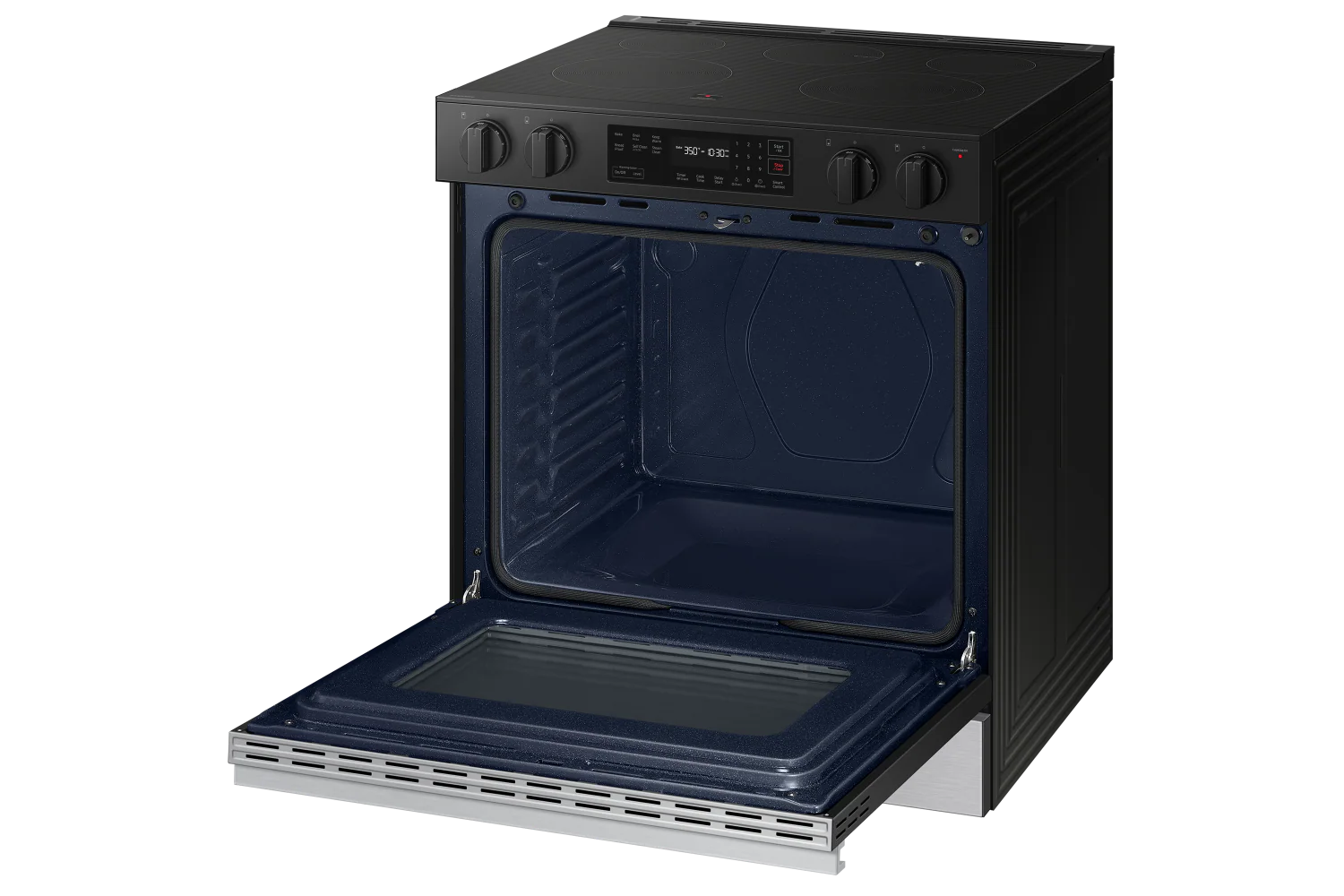 Samsung BESPOKE Stainless Steel 30" Thermal Slide In Electric Range (6.3cu.ft.) - NSE6DG8100SRAC - Image 3