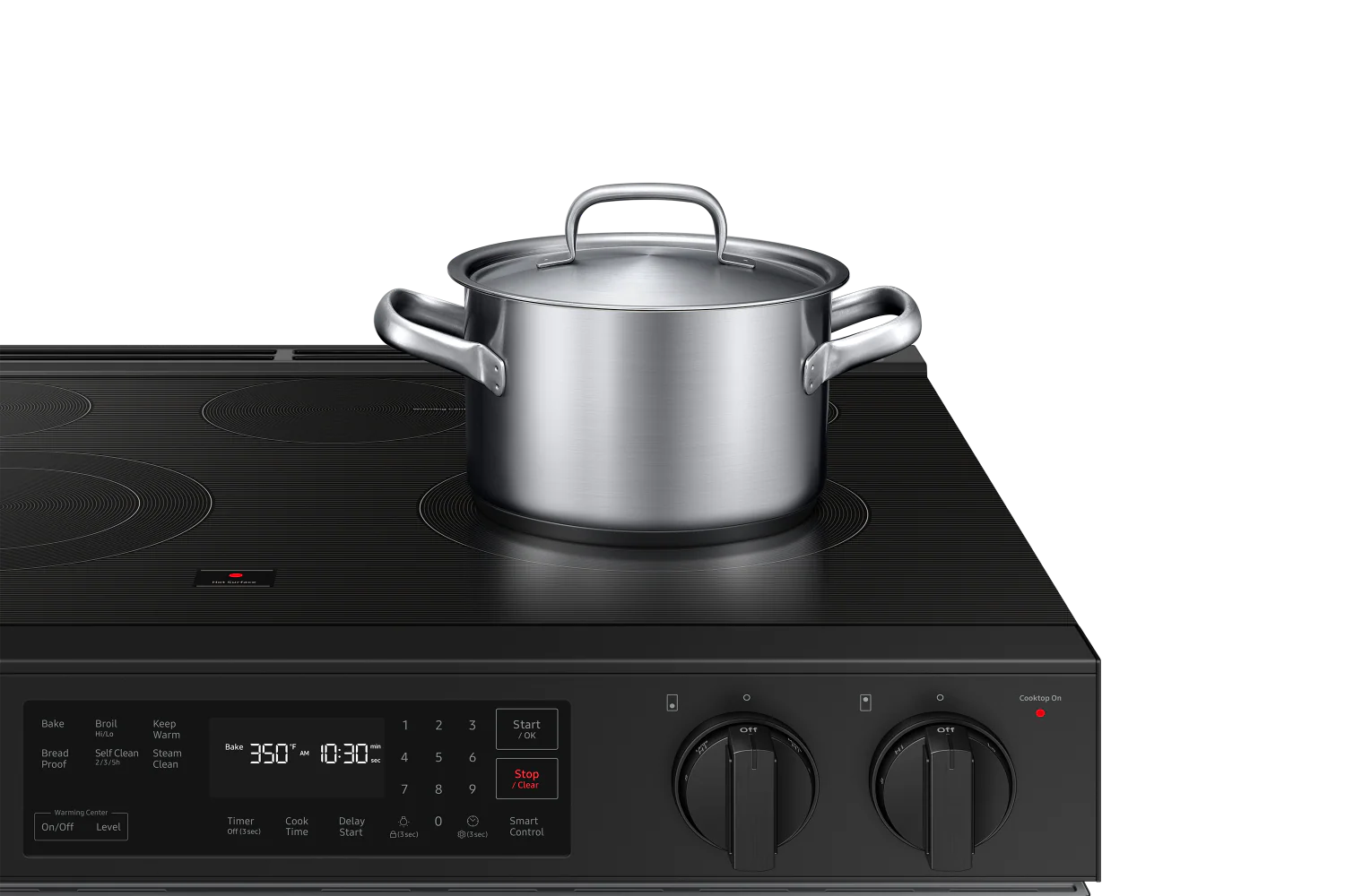 Samsung BESPOKE Stainless Steel 30" Thermal Slide In Electric Range (6.3cu.ft.) - NSE6DG8100SRAC - Image 5