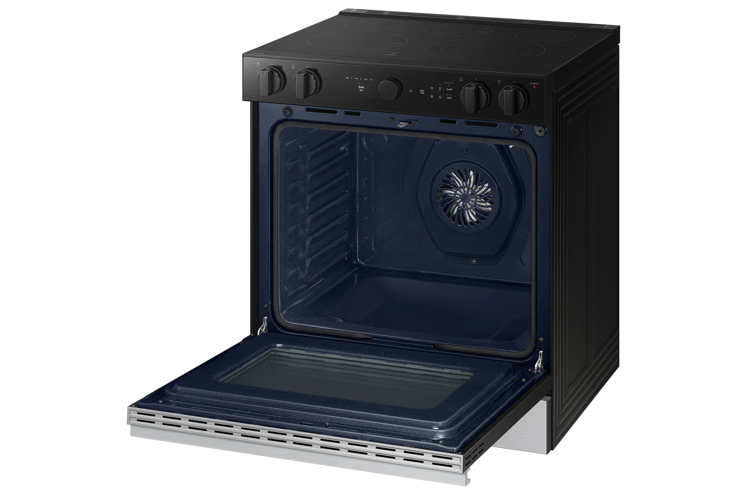 Samsung BESPOKE Stainless Steel 30" True Convection Slide in Range with Air Sous Vide & Air Fry (6.3cu.ft.) - NSE6DG8500SRAC - Image 4